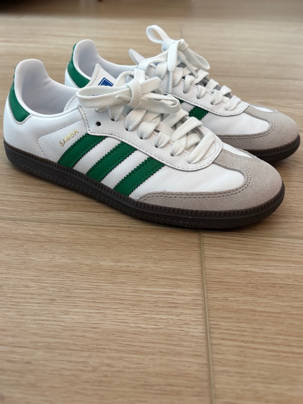 adidas Samba White Green Sneakers
